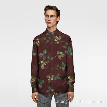 Patterns of Plants Digital Printing Fabric Woven Cloth